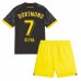 Borussia Dortmund Giovanni Reyna #7 Bortedraktsett Barn 2023-24 Kortermet (+ Korte bukser)